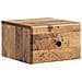 Mobiletto da notte a muro 2 pcs Legno antico 34,5 x 33 x 20 cm - Foto miniatura 3