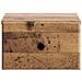 Mobiletto da notte a muro 2 pcs Legno antico 34,5 x 33 x 20 cm - Foto miniatura 5
