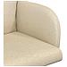 Sedie da pranzo 2 pcs Tessuto Crema 60 x 56 x 96 cm - Foto miniatura 6