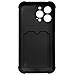 Custodia In Silicone Con Tasca Per Schede Per Xiaomi Redmi 10x 4g / Xiaomi Redmi Note 9, Cover Protettiva Tipo Borsa D'aria Nera. - Foto miniatura 3