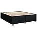 Letto box spring con materasso Nero 200 x 200 cm Tessuto - Foto miniatura 8