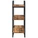 Libreria 3 livelli 60 x 35 x 105 cm PB Legno di quercia - Foto miniatura 4