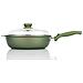 Tegame 1 Manico con Coperchio Diametro 28 cm - Linea Green Stone - Foto miniatura 1