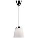 Lampadario Led 7w Campana In Plastica Bianco E Acciaio Cromato Luce Naturale 4000k Vt-1036 8505 - Foto miniatura 2