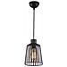 I-DAYTON-S16 BRO - Sospensione Gabbia Metallo Bronzo Lampadario Rustico E27 - Foto miniatura 1