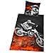 4859214050-parure Da Letto Con Motivo Motocross, In Microfibra, 200 X 135 Cm - Foto miniatura 1