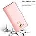 Custodia Compatibile Con Huawei Mate 8 In Oro Rosa Metallo - Hard Case Coperchio Protettivo In Look Metallico Contro I Graffi E Gli Urti - Foto miniatura 3