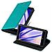 Custodia Compatibile Con Nokia Lumia 830 In Turchese Petrolio - Coperchio Protettiva Con Chiusura Magnetica, Funzione Stand E Tasca Per Le Carte - Foto miniatura 1