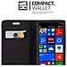 Custodia Compatibile Con Nokia Lumia 830 In Turchese Petrolio - Coperchio Protettiva Con Chiusura Magnetica, Funzione Stand E Tasca Per Le Carte - Foto miniatura 6