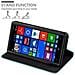 Custodia Compatibile Con Nokia Lumia 830 In Turchese Petrolio - Coperchio Protettiva Con Chiusura Magnetica, Funzione Stand E Tasca Per Le Carte - Foto miniatura 8