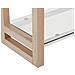 Libreria A 4 Scaffalature Bianco E Legno Chiaro Jenks - Foto miniatura 9