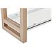 Libreria A 4 Scaffalature Bianco E Legno Chiaro Jenks - Foto miniatura 4