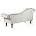 Chaise Longue Per Lato Sinistro In Velluto Beige Lattes - Foto miniatura 2