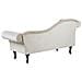 Chaise Longue Per Lato Sinistro In Velluto Beige Lattes - Foto miniatura 7