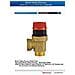 Valvola Di Scarico Della Caldaia A Pressione Di Sicurezza 12 Bsp Mxf Wrmer Sistema Presure Varie 3 Bar - Foto miniatura 4
