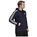 Felpa Da Uomo Con Cappuccio Essentials 3-stripes Blu Taglia S Codice Gk9081 - Foto miniatura 5