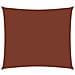 Parasole a Vela Tessuto Oxford Rettangolare 3,5x5m Terracotta - Foto miniatura 1