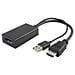 HDMDPP1, HDMI + USB, DisplayPort, Maschio, Femmina, Nero, 3840 x 2160 Pixel - Foto miniatura 1