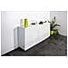 Credenza Virgilio, Madia Da Cucina A 4 Ante, Buffet Da Soggiorno, 100% Made In Italy, Cm 180x41h86, Bianco Lucido - Foto miniatura 1
