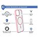 Cover Rinforzata Air Frost Magsafe Per Iphone 15 Plus, Rosa - Foto miniatura 2