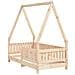 Giroletto per Bambini 70x140 cm in Legno Massello di Pino - Foto miniatura 3
