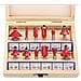 Set 12 Frese Fresa Per Legno Scanalare Rifilare Sanalature Fresatrice 6.35 Mm - Foto miniatura 2