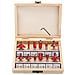 Set 12 Frese Fresa Per Legno Scanalare Rifilare Sanalature Fresatrice 6.35 Mm - Foto miniatura 1