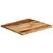 Piano Tavolo Bordi Vivi 40x40x3,8cm Legno Massello Mango Grezzo - Foto miniatura 2