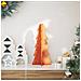 Albero Di Natale Marrone Cera 49 Cm In Legno Massello Di Pino - Foto miniatura 1