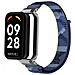 Cinturino In Nylon Per Xiaomi Redmi Band 2/8 Active Navyblue - Foto miniatura 1