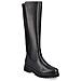Black Casual Closed Boots Stivaletti Pelle Scarpe Donna Nero Eu 37, D1b71-01 - Foto miniatura 1