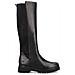 Black Casual Closed Boots Stivaletti Pelle Scarpe Donna Nero Eu 37, D1b71-01 - Foto miniatura 2