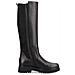 Black Casual Closed Boots Stivaletti Pelle Scarpe Donna Nero Eu 37, D1b71-01 - Foto miniatura 3