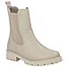 Beige Casual Closed Ladies Mid Height Boots Stivaletti Pelle Scarpe Donna Beige Eu 40, D8694-60 - Foto miniatura 1