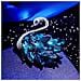 Spilla A Forma Di Cigno Di Cristallo Blue - Foto miniatura 1