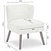 Set Di 2 Poltrone Cocktail Jofi In Tessuto Spugna Bianco - Foto miniatura 8