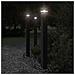 Lampade Terra per Esterni con Sensori 3pz Nere 110cm Alluminio - Foto miniatura 6