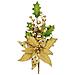 Set Di Fiori Decorativi Oro Per Un Tocco Di Eleganza - 2 Pezzi 28 X 50 Cm - Foto miniatura 1