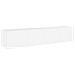 Mobili TV a Parete con Luci LED 2pz Bianchi 80x35x31 cm - Foto miniatura 10