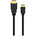 74430 cavo HDMI 2 m HDMI tipo A (Standard) HDMI Type C (Mini) Nero - Foto miniatura 2