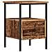 Comodino Legno Antico 34x36x50 Cm In Legno Multistrato - Foto miniatura 2