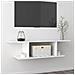 Mobile Porta Tv A Parete Bianco 103x30x26,5 Cm - Foto miniatura 6