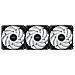 AORUS EZ CHAIN FAN 120 (3-Pack) Scheda madre Ventilatore 12 cm Nero 3 pz - Foto miniatura 2