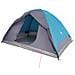 Tenda da Campeggio a Cupola per 6 Persone Blu Impermeabile - Foto miniatura 3