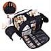 Borsa Per Trucco Da Viaggio Multifunzionale Di Grande Capacità Black - Foto miniatura 1