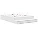 Struttura Letto Contenitore Bianco 160x200 cm - Foto miniatura 3