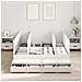 Struttura Letto Contenitore Bianco 160x200 cm - Foto miniatura 4