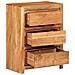 Lusso Casadino -  Cassettiera 55x33x75 Cm In Legno Massello Di Acacia - Foto miniatura 1