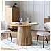 Liv Tavolo Da Pranzo Rotondo 110 Cm In Stile Scandinavo - Foto miniatura 3