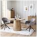 Liv Tavolo Da Pranzo Rotondo 110 Cm In Stile Scandinavo - Foto miniatura 7
